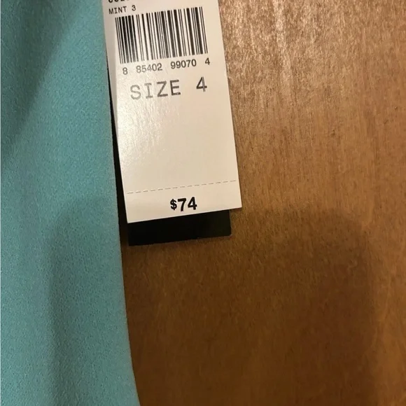 Women’s Alyx Seafoam Green Sleeveless Flowly Dress Size 4 NWT - Picture 4 of 5